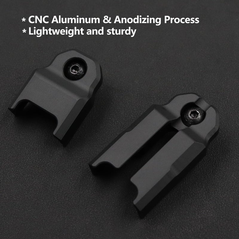 LThyzszb Mlok Remote Pressure Switch Mount for O Light Odin Weapon Lights Tape Switch Mounting Aluminum (Odin Series-Black) - Image 4